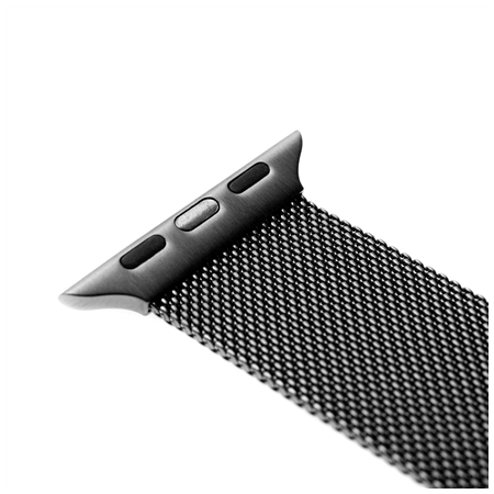 Fixed | Mesh Strap for Apple Watch 42/44/45/46/49mm | 42 mm, 44 mm, 45 mm, 46 mm, 49 mm | Black