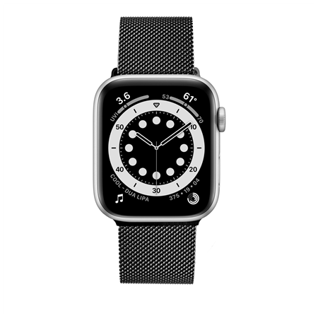 Fixed | Mesh Strap for Apple Watch 42/44/45/46/49mm | 42 mm, 44 mm, 45 mm, 46 mm, 49 mm | Black