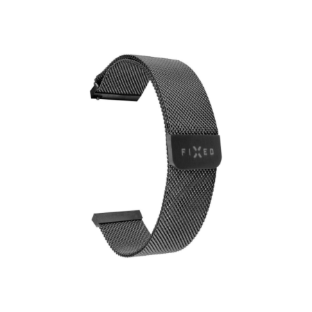 Fixed | Mesh Strap with Quick Release 18mm for smartwatch | Black