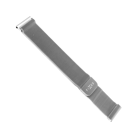 Fixed | Mesh Strap with Quick Release 20mm for Smartwatch | Silver