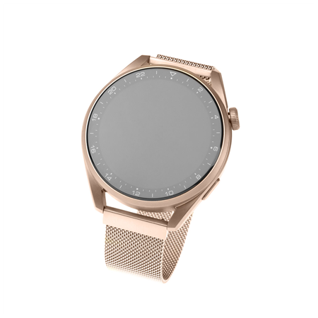Fixed | Mesh Strap with Quick Release 20mm for Smartwatch | Rose gold