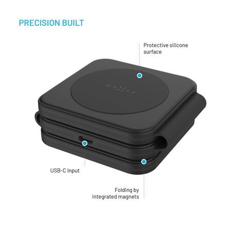 Fixed | Wireless Foldable Charger 3in1 Flex for Samsung | FIXFLE-SA-BK | Black