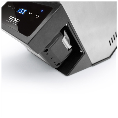 Caso | Wine Cooler | WineCase Deluxe Inox | Bottles capacity 1 | Black/Silver