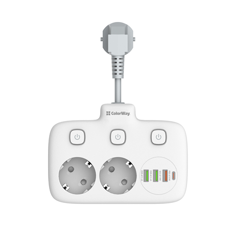 ColorWay Power Socket | CW-CHE24PDW