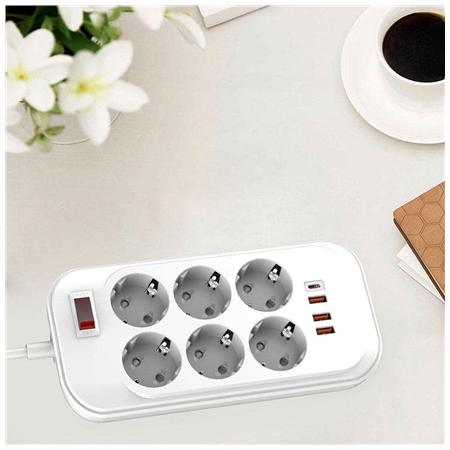 ColorWay Power Socket | CW-CHE64PDW