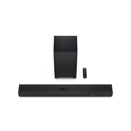Sharp | 3.1.2 Dolby Atmos/DTS:X Soundbar with Wireless Subwoofer | HT-SBW53121(BK) | Bluetooth