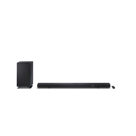 Sharp | 5.1.2 Dolby Atmos/DTS:X Soundbar with Wireless Subwoofer | HT-SBW55121(BK) | Bluetooth