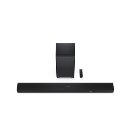 Sharp | 5.1.2 Dolby Atmos/DTS:X Soundbar with Wireless Subwoofer | HT-SBW55121(BK) | Bluetooth