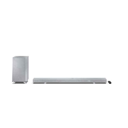Sharp | 5.1.2 Dolby Atmos/DTS:X Soundbar with Wireless Subwoofer | HT-SBW55121(SL) | Bluetooth