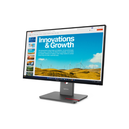 Lenovo | ThinkVision P24QD-40 | 23.8 " | IPS | 16:9 | 120 Hz | 6 ms | 2560 x 1440 pixels | 300 cd/m² | HDMI ports quantity 1 | E