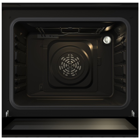 Gorenje Oven | BO6615E01B | 60 L | Electric | EnamelClean | Push pull buttons | Height 59.5 cm | Width 59.5 cm | Black
