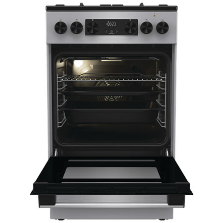 Gorenje Cooker | GK5C42SF | Hob type Gas | Oven type  Electric | Grey | Width 50 cm | Depth 59.4 cm | 70 L