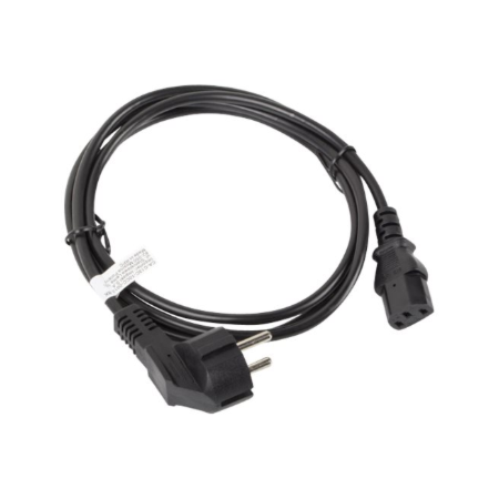 Lanberg | CEE 7/7 to IEC 320 C13 Power Cord | CA-C13C-10CC-0018-BK