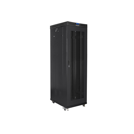 Lanberg | Rack cabinet 19" free-standing 42U/600x1000 (flat pack) with mesh door lCD V2 | FF01-6042-23BL | Black