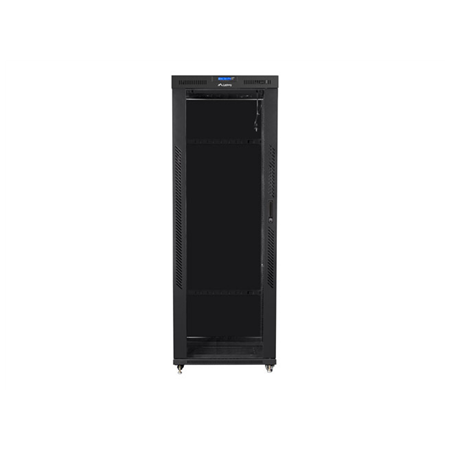 Lanberg | Rack cabinet 19" free-standing 42U/800x800 (flat pack) with glass door, LCD | FF01-8842-12BL | Black