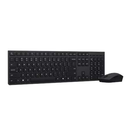 Lenovo Professional Wireless Rechargeable Combo Keyboard and Mouse | Keyboard and Mouse Set | Wireless | Mouse included | Russia