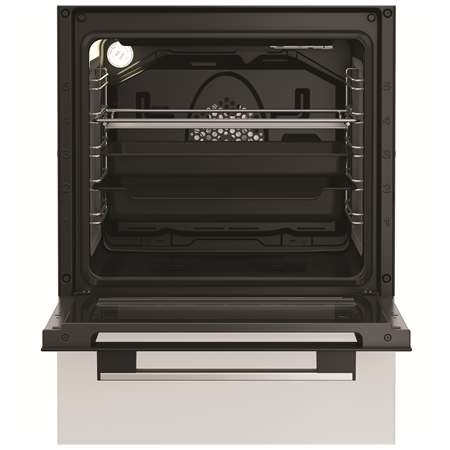 Whirlpool Cooker | Whirlpool | Hob type Vitroceramic | Oven type Electric | White | Width 50 cm | Depth 60 cm | 60 L