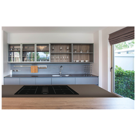 CATA Venting Hob | IAS 7024 | Induction | Number of burners/cooking zones 4 | Slider | Black | CATA | Hob with Hood | IAS 7024 |
