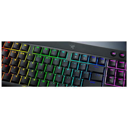 Razer | BlackWidow V4 Low-Profile HyperSpeed | Keyboard | Wireless | US | Bluetooth | Black | Orange Switches