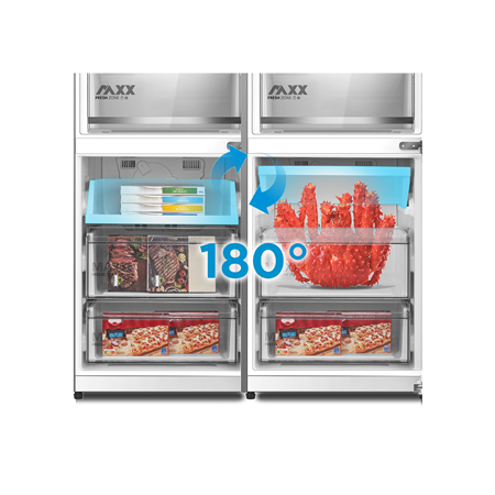 Midea Refrigerator | MDRB548MME46 | Energy efficiency class E | Free standing | Combi | Height 186 cm | No Frost system | Fridge