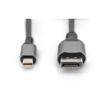 Digitus 8K DisplayPort Adapter Cable, Mini DP to DP, 2 m | DB-340106-020-S | DisplayPort to DisplayPort
