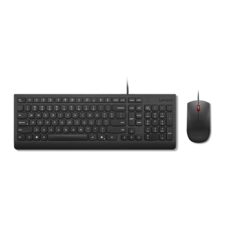 Lenovo Essential Wired Combo Keyboard and Mouse | Keyboard and Mouse Set | Wired | Mouse included | Lithuanian | Black