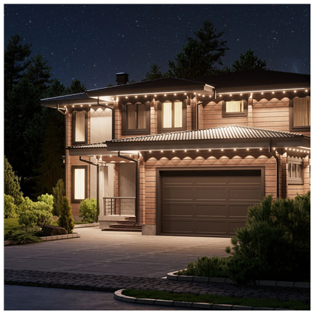 Nanoleaf Smart Multicolor Permanent Outdoor Lights Expansion Pack, 5m