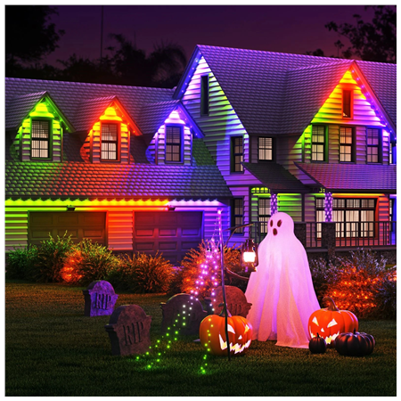 Nanoleaf Smart Multicolor Permanent Outdoor Lights Expansion Pack, 5m