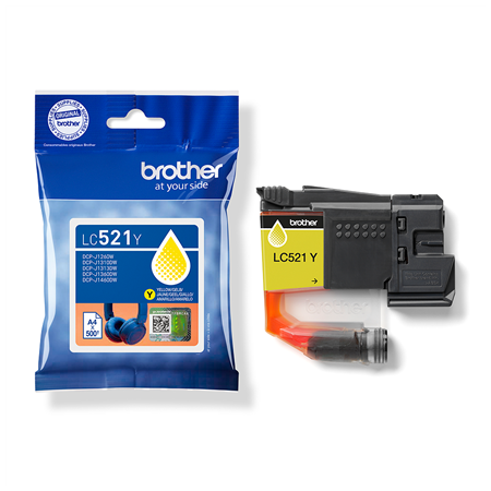 Brother LC521Y | Ink Cartridges | Yellow