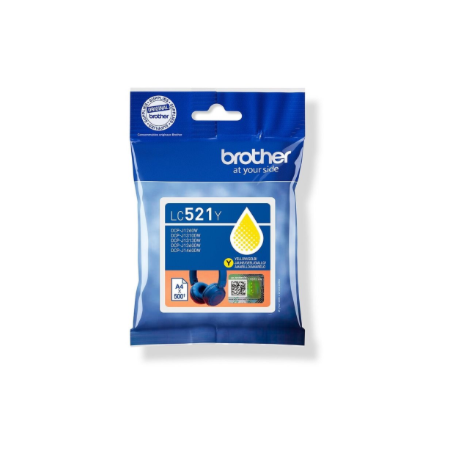 Brother LC521Y | Ink Cartridges | Yellow