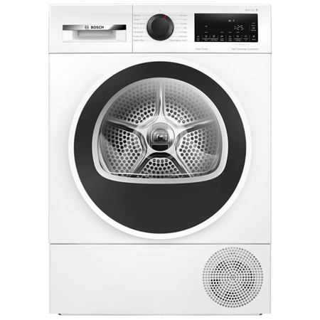 Bosch Dryer Machine with Heat Pump | WQG2450ISN | Energy efficiency class Class D | Front loading | 9 kg | LCD | Depth 61.3 cm |
