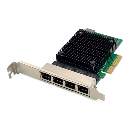 Digitus DN-10136 4-Port RJ45 RTL8125B, 2.5 GBits Server NIC