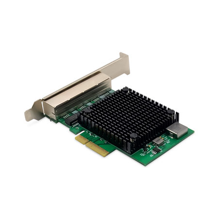 Digitus DN-10136 4-Port RJ45 RTL8125B, 2.5 GBits Server NIC