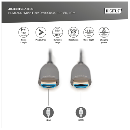 Digitus Connection Cable | HDMI to HDMI | 10 m