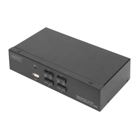 Digitus KVM Switch, 4 Port, Single Display, 4K, HDMI | DS-12880