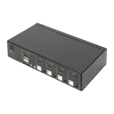 Digitus KVM Switch, 4 Port, Single Display, 4K, HDMI | DS-12880