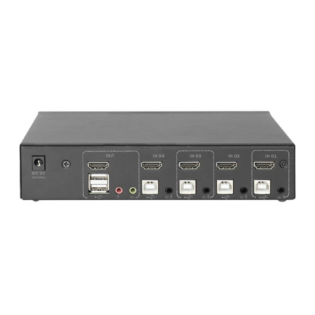 Digitus KVM Switch, 4 Port, Single Display, 4K, HDMI | DS-12880