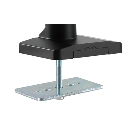 Digitus Desk Mount | Universal Single Monitor Mount with Gas Spring and Clamp Mount | Adjustable Height, Rotate, Tilt, Swivel |