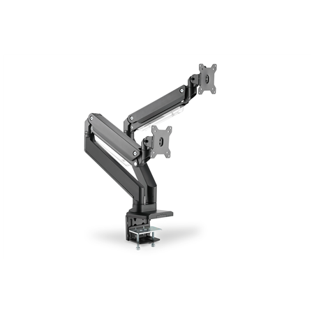 Digitus Desk Mount | DA-90427 | Adjustable Height, Rotate, Tilt, Swivel | 15-35 " | Maximum weight (capacity) 2x15 kg | Black
