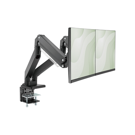 Digitus Desk Mount | DA-90427 | Adjustable Height, Rotate, Tilt, Swivel | 15-35 " | Maximum weight (capacity) 2x15 kg | Black