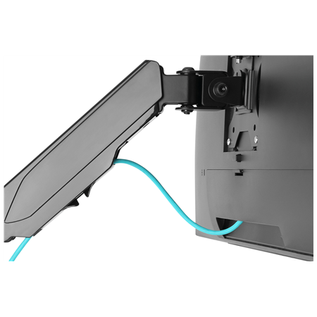 Digitus Wall mount | DA-90396 | Adjustable Height, Rotate, Tilt | 17-32 " | Maximum weight (capacity) 8 kg | Black