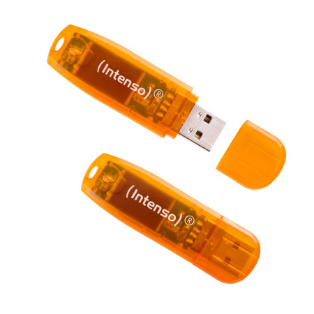 INTENSO 64GB USB 2.0 Flash Atmintinė (Oranžinė)
