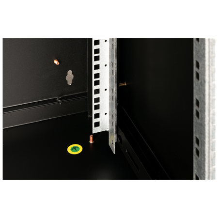 Digitus Wall Mounting Cabinet Unique Series | DN-19 16U-6/6-SW | Black | 82 x 60 x 60 cm