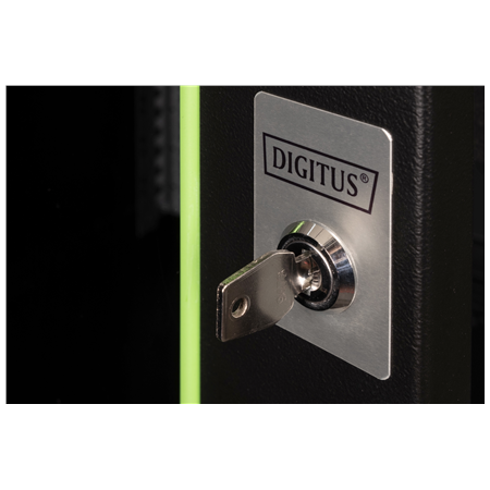 Digitus Wall Mounting Cabinet Unique Series | DN-19 16U-6/6-SW | Black | 82 x 60 x 60 cm