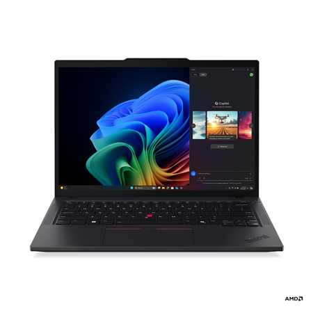 Lenovo ThinkPad T14 G6 (AMD) | Black | 14 " | IPS | WUXGA | 1920 x 1200 pixels | Anti-glare | AMD Ryzen AI 7 PRO | 350 | 32 (2x1