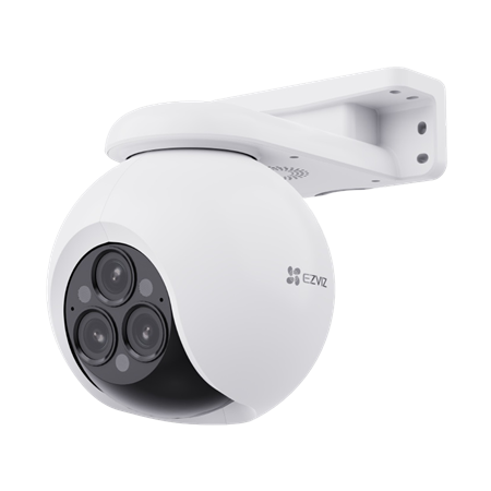 EZVIZ | Smart Home Wi-Fi Camera | CS-H80f | 4 MP+4 MP+4 MP | 2.8-12mm/F1.6 | IP67 | H.265/H.264 | Micro SD, Max. 512 GB