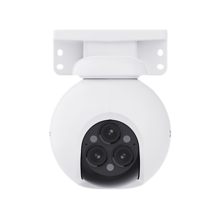 EZVIZ | Smart Home Wi-Fi Camera | CS-H80f | 4 MP+4 MP+4 MP | 2.8-12mm/F1.6 | IP67 | H.265/H.264 | Micro SD, Max. 512 GB