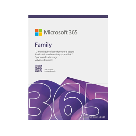 Microsoft M365 Family | EP2-32335 | License term 1 year(s) | English | EuroZone