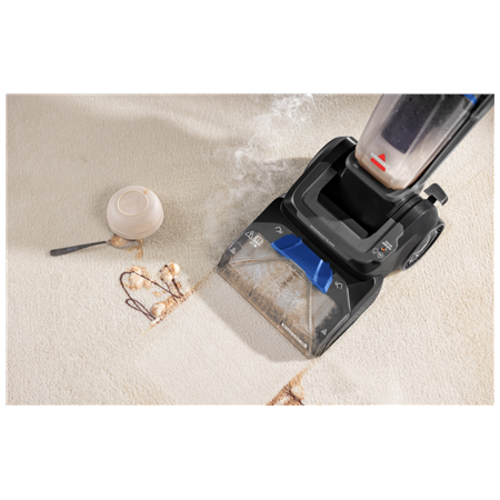 Bissell Carpet Cleaner | PowerWash Hydrosteam | Corded operating | Washing function | 1400 W | Black/Cobalt Blue