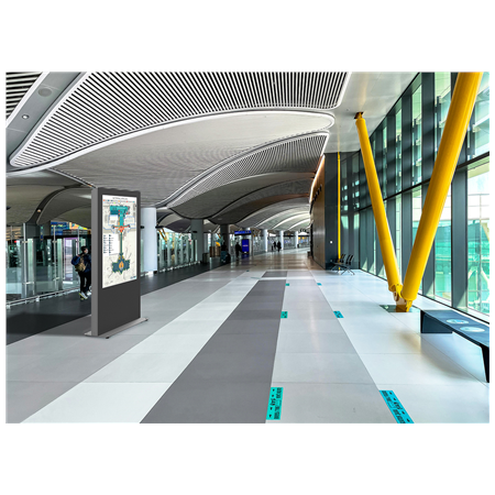 EDBAK Floor stand | IDS09.55 Indoor Public Display Totem | 55 " | Black
